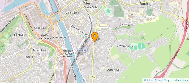 localisation de l'entreprise ASSOCIATION BREQUERECQUE VILLAGE à BOULOGNE-SUR-MER