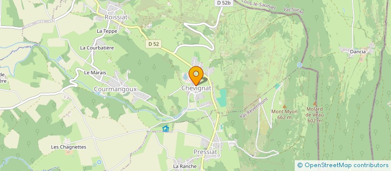 localisation de l'entreprise ASSOCIATION BRESSE REVERMONT  VAL-REVERMONT