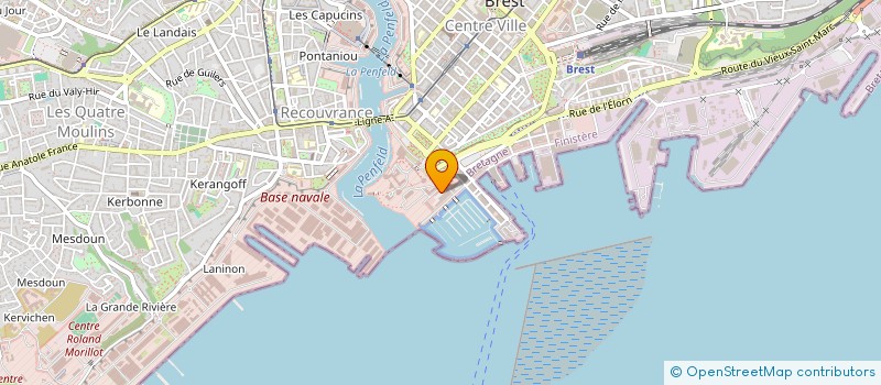 localisation de l'entreprise ASSOCIATION BREST EVENEMENTS NAUTIQUES à BREST