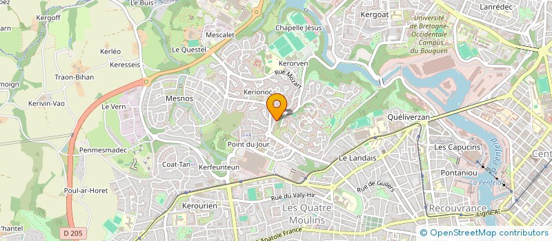 localisation de l'entreprise ASSOCIATION BREST TUCQUEGNIEUX à BREST