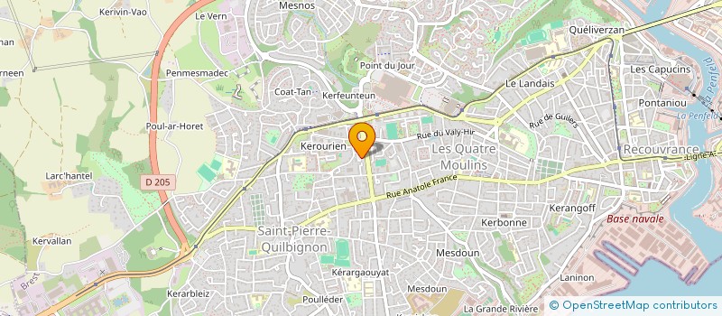 localisation de l'entreprise ASSOCIATION BRESTOISE DE TAEKWON-DO ITF (ABTI) à BREST