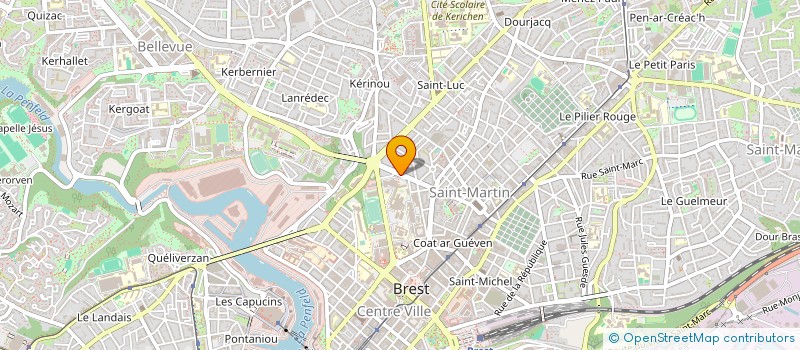 localisation de l'entreprise ASSOCIATION BRESTOISE DES GENERALISTES ENSEIGNANTS à BREST