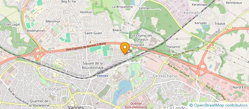 localisation de l'entreprise ASSOCIATION BRETAGNE PARIS POLOGNE à VANNES