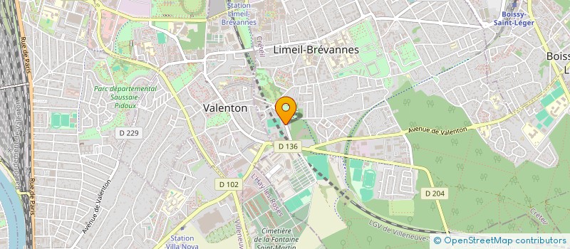 localisation de l'entreprise ASSOCIATION BREVANNAISE COMMUNALE à LIMEIL-BREVANNES