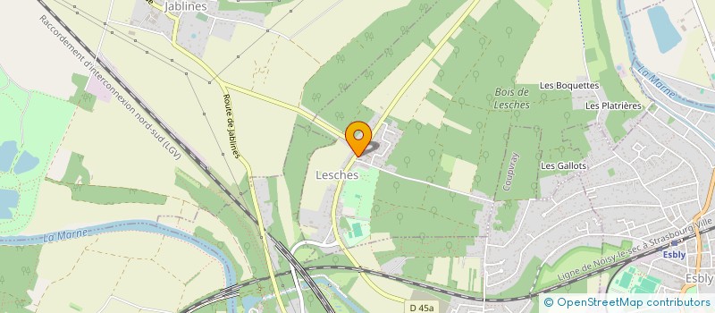 localisation de l'entreprise ASSOCIATION BRIARDE INTERCOMMUNALE POUR LE MAINTIEN DE L'ENVIRONNEMENT ABIME  LESCHES