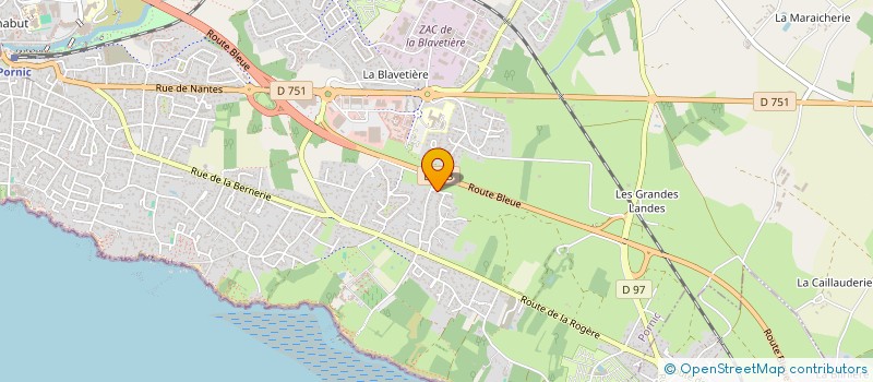 localisation de l'entreprise ASSOCIATION BRICOPEINTJARDISECRET DE LA COTE DE JADE  PORNIC