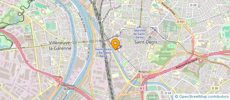 localisation de l'entreprise ASSOCIATION BRING DA  SAINT-DENIS