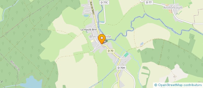 localisation de l'entreprise ASSOCIATION BRINOISE  BRIN-SUR-SEILLE