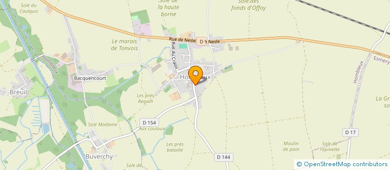 localisation de l'entreprise ASSOCIATION BRIQUETTES  MATIGNY