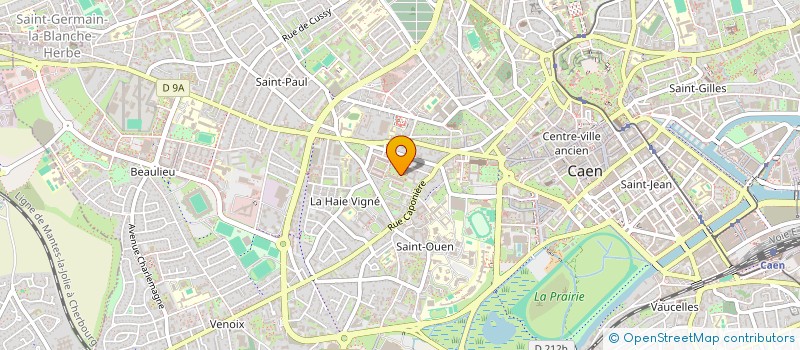 localisation de l'entreprise ASSOCIATION BRISE à CAEN