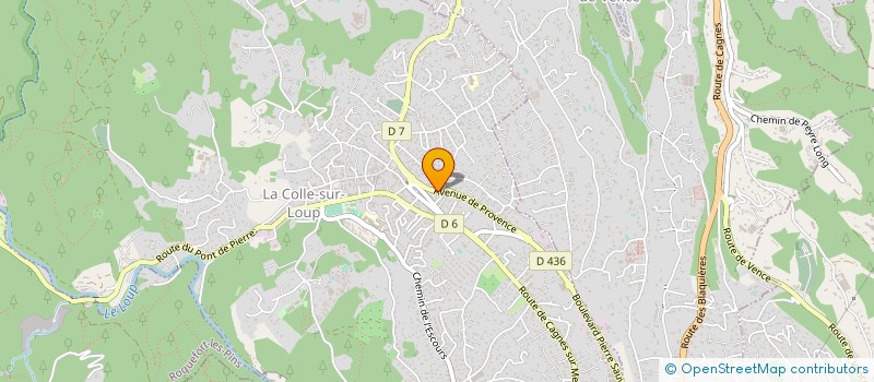 localisation de l'entreprise ASSOCIATION BRO S UP à LA COLLE-SUR-LOUP