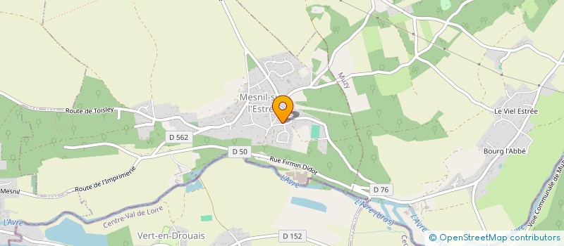 localisation de l'entreprise ASSOCIATION BRODERIE LE CERISIER  MESNIL-SUR-L'ESTREE