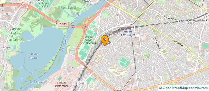 localisation de l'entreprise ASSOCIATION BUBBLE CORPORATION à ANGERS