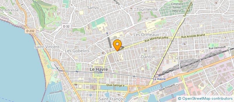 localisation de l'entreprise ASSOCIATION BUCCO DENTAIRE DE MONTREUIL à LE HAVRE