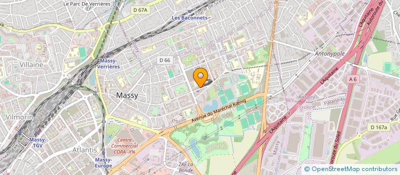 localisation de l'entreprise ASSOCIATION BUENA VENTURA à MASSY