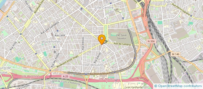 localisation de l'entreprise ASSOCIATION BUFFIN GRASSET à LILLE