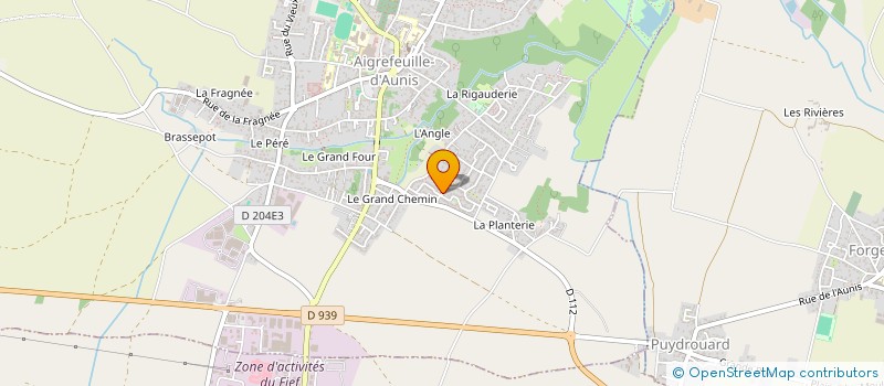 localisation de l'entreprise ASSOCIATION BULLE DE BIEN-ETRE AUNIS  AIGREFEUILLE-D'AUNIS