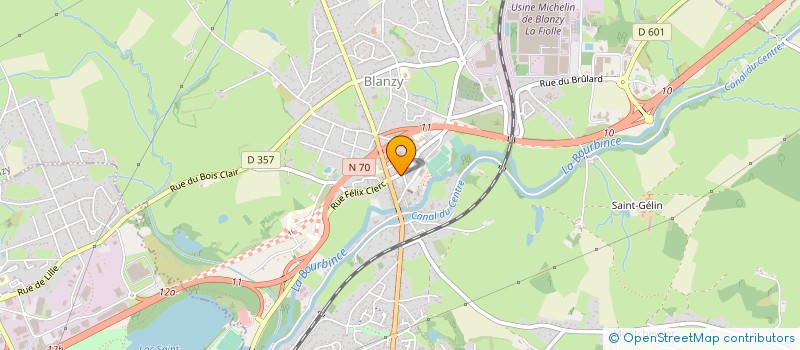 localisation de l'entreprise ASSOCIATION BUREAU AIDE SOCIAL  BLANZY