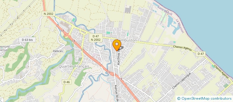 localisation de l'entreprise ASSOCIATION BUSARD KRAV MAGA REUNION  SAINT-ANDRE