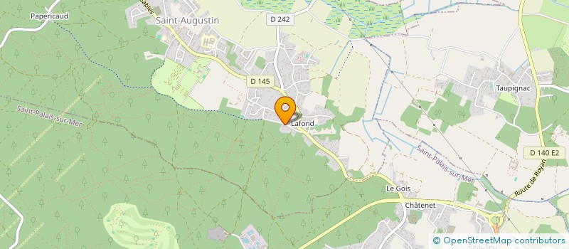 localisation de l'entreprise ASSOCIATION BUSHI D'OC  SAINT-AUGUSTIN