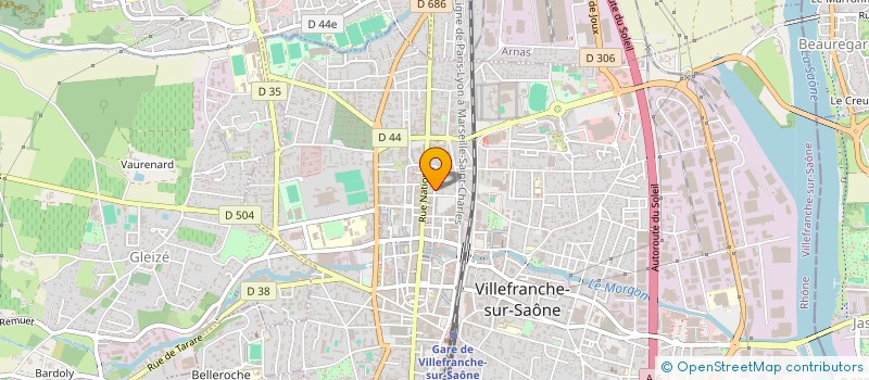 localisation de l'entreprise ASSOCIATION BUZZ  VILLEFRANCHE-SUR-SAONE