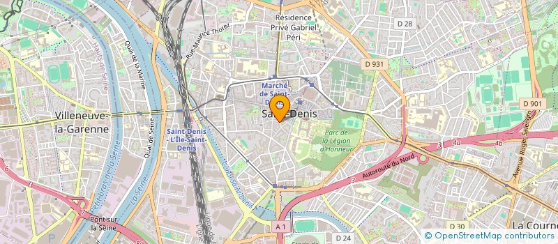 localisation de l'entreprise ASSOCIATION BY US MEDIA à SAINT-DENIS