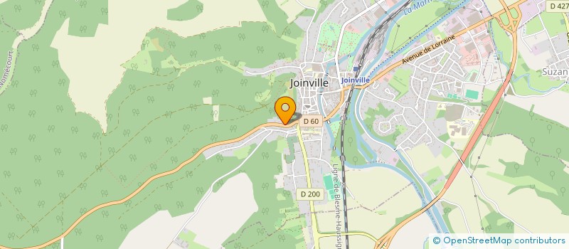 localisation de l'entreprise ASSOCIATION C.B.E. à JOINVILLE
