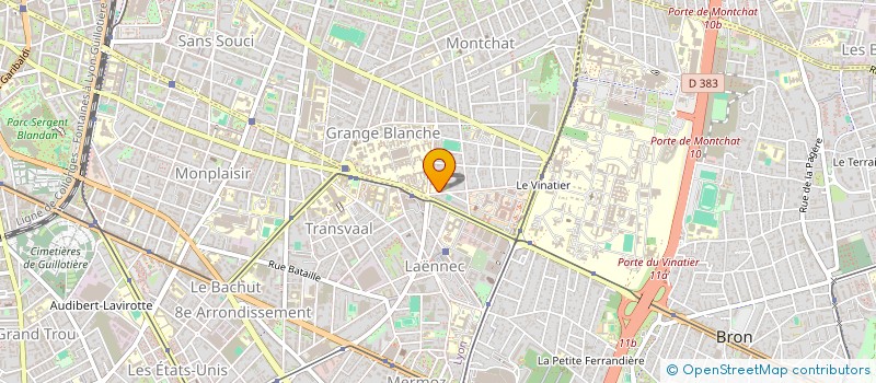 localisation de l'entreprise ASSOCIATION C.E.E. I.A.D.E  LYON