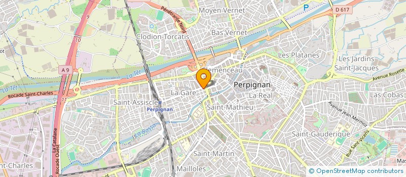 localisation de l'entreprise ASSOCIATION C.E.M  PERPIGNAN