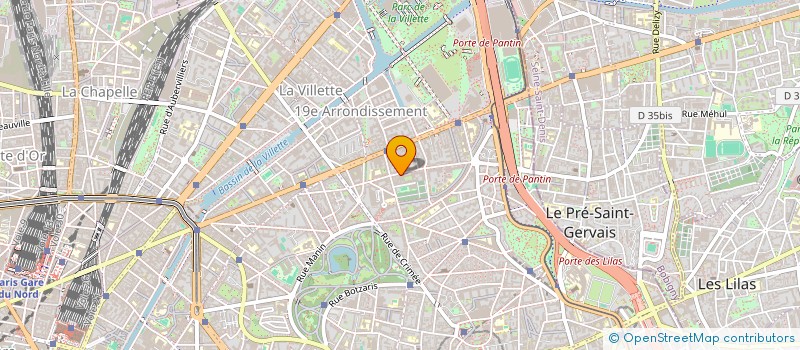 localisation de l'entreprise ASSOCIATION C.E.R.F.I.R.H  PARIS