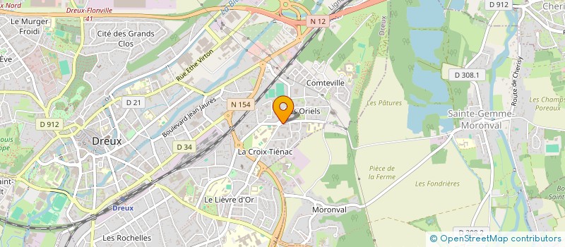 localisation de l'entreprise ASSOCIATION C I S L à DREUX