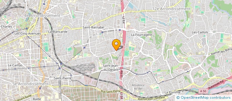 localisation de l'entreprise ASSOCIATION C.L.A.P. à MARSEILLE