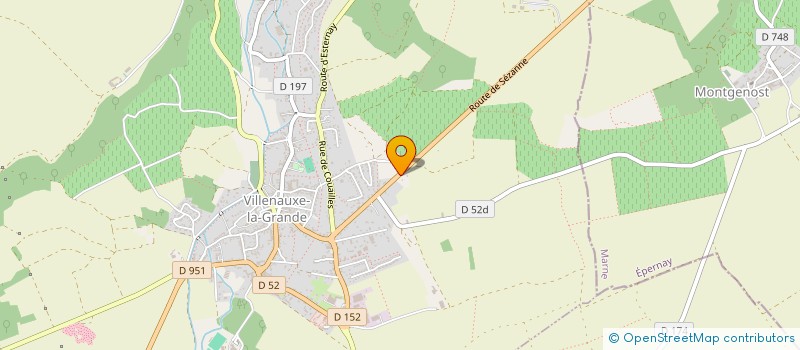 localisation de l'entreprise ASSOCIATION C.L.O.S.A.P  VILLENAUXE-LA-GRANDE