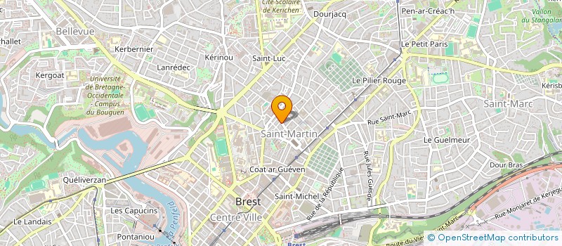 localisation de l'entreprise ASSOCIATION CA BOUGE à BREST