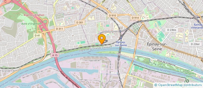 localisation de l'entreprise ASSOCIATION CA L'FAIT BIEN à EPINAY-SUR-SEINE