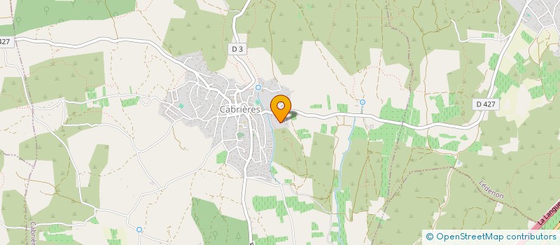 localisation de l'entreprise ASSOCIATION 'CABRIERES COUNTRY'  CABRIERES