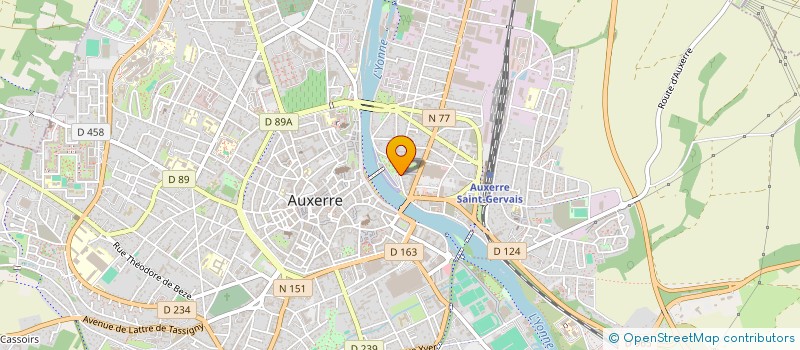 localisation de l'entreprise ASSOCIATION CABRIOLE à AUXERRE