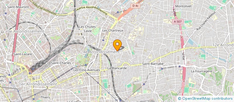 localisation de l'entreprise ASSOCIATION CACOBE à MARSEILLE