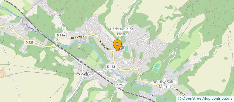 localisation de l'entreprise ASSOCIATION CADANSE  BETHISY-SAINT-PIERRE