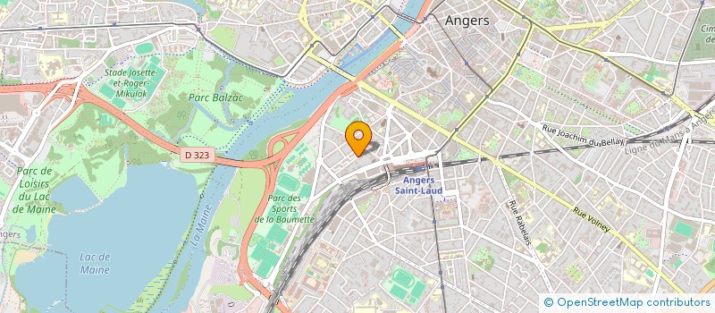 localisation de l'entreprise ASSOCIATION CADICA à ANGERS