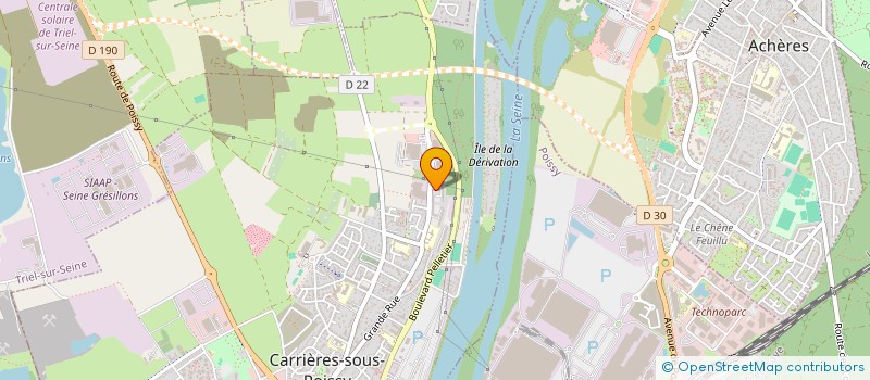 localisation de l'entreprise ASSOCIATION CADJOIQUE à CARRIERES-SOUS-POISSY
