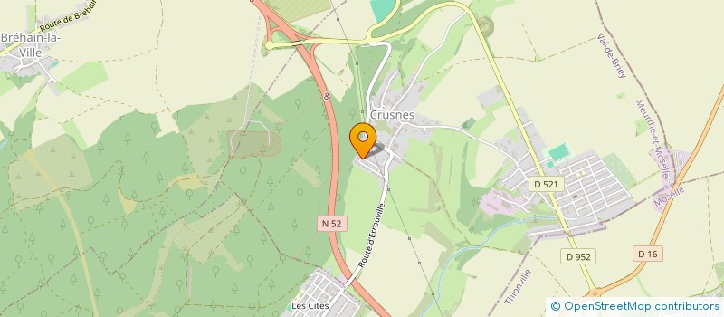 localisation de l'entreprise ASSOCIATION CADRE DE VIE  CRUSNES