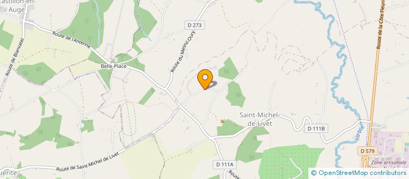 localisation de l'entreprise ASSOCIATION CAEN AIRSOFT TEAM  MEZIDON VALLEE D'AUGE