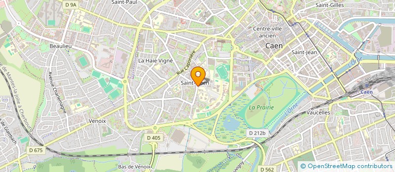 localisation de l'entreprise ASSOCIATION CAEN-OUEST à CAEN