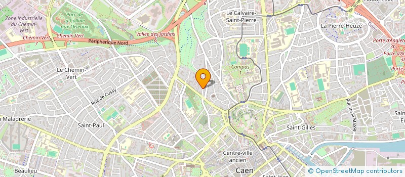 localisation de l'entreprise ASSOCIATION CAEN PLUS à CAEN