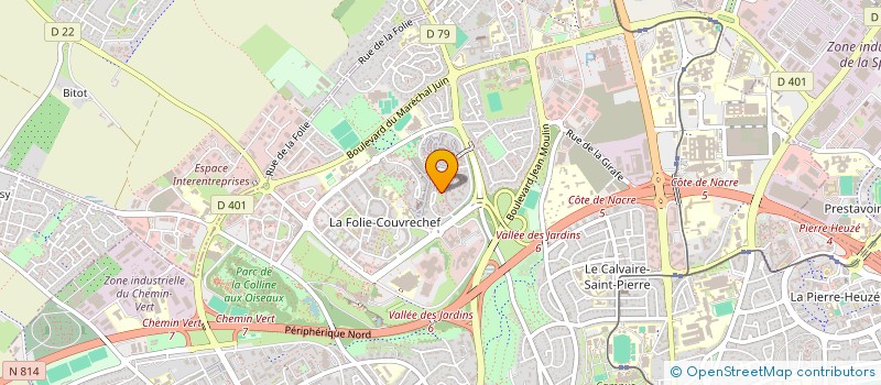 localisation de l'entreprise ASSOCIATION CAENNAISE POUR LA CONNAISSANCE DE L' ALLEMAGNE AU COEUR DE L'EUROPE à CAEN