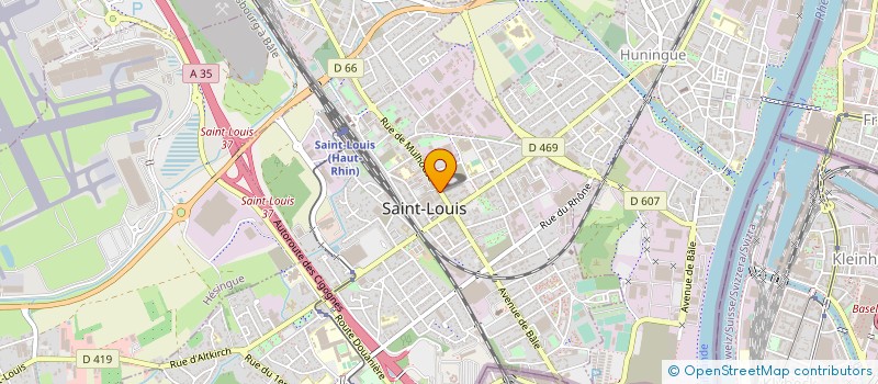 localisation de l'entreprise ASSOCIATION CAF'ART à SAINT-LOUIS