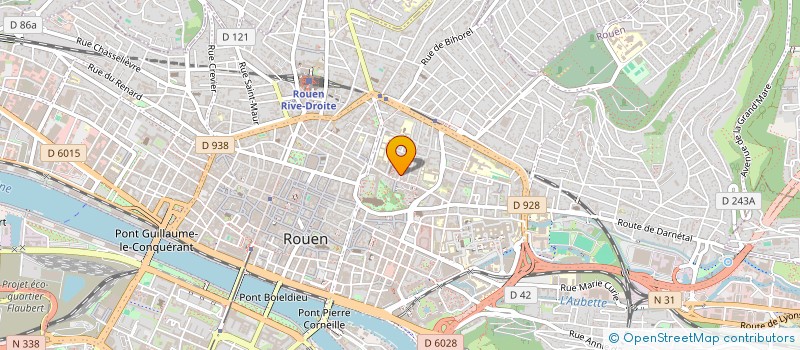 localisation de l'entreprise ASSOCIATION CAFE ZIMMERMANN  ROUEN