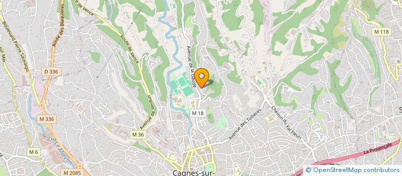 localisation de l'entreprise ASSOCIATION CAGNOISE DES ASSISTANTES MATERNELLES DE CRECHE FAMILIALE à CAGNES-SUR-MER