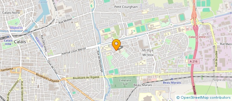 localisation de l'entreprise ASSOCIATION CAL FORMED à CALAIS